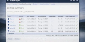 Backup red linux - BackupPC 4.4.0 - Copias de - Backuppc