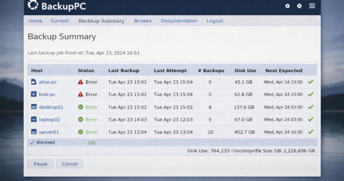 BackupPC 4.4.0 – Sistema avanzado de copias de seguridad centralizadas