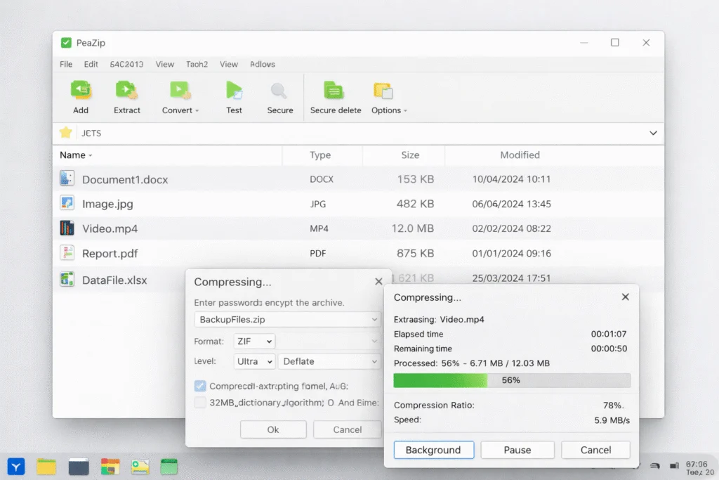 Descargar peazip gratis - PeaZip 9.8.0 - Compresor de - Peazip