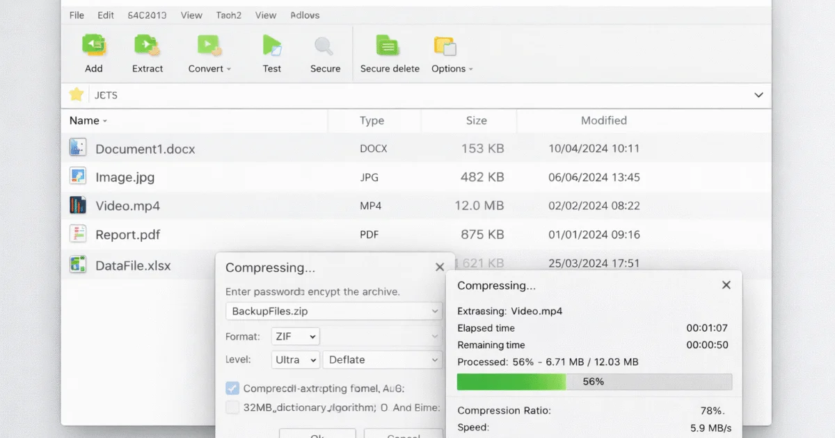 PeaZip 9.8.0 – Compresor de archivos gratuito y multiplataforma