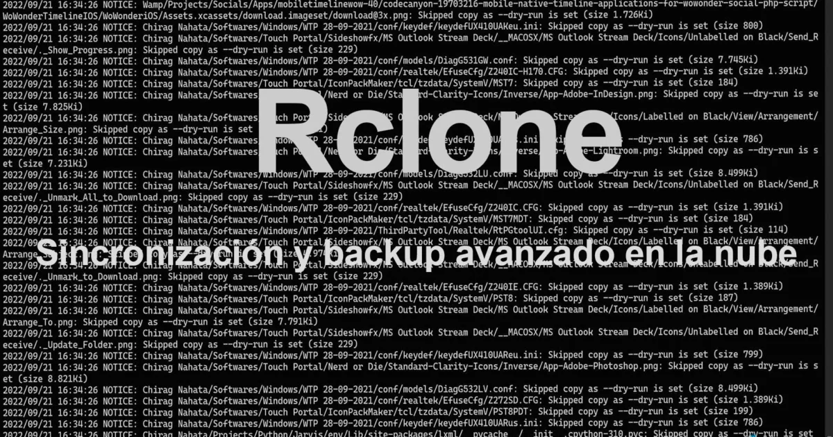 Rclone 1.65.2 – Sincronización y backup avanzado en la nube
