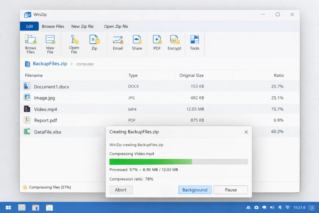 Descargar winzip - WinZip 28 - Compresor de - Archivos