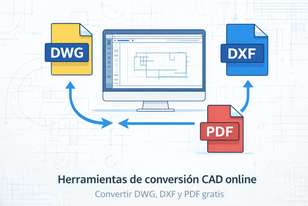 Convertir dwg online - Herramientas de conversión CAD online - Convertir