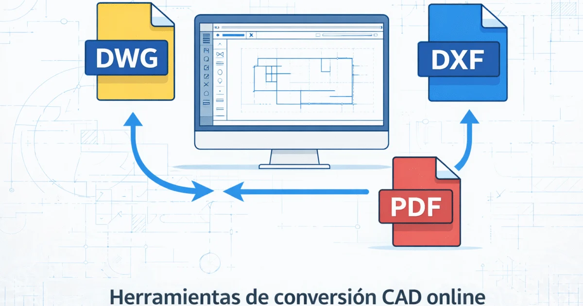 Herramientas de conversión CAD online – Convertir DWG, DXF y PDF gratis